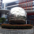 customized city decoration metal 304 stainless steel earth sculpture/large size stainless steel earth sculpture for decoration